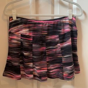 Tail Tennis Skirt - Black & Pink - Sweet Pea Line